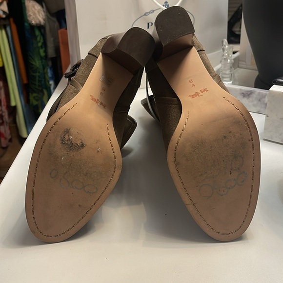 Used once Coach Suede booties - Picture 6 of 6